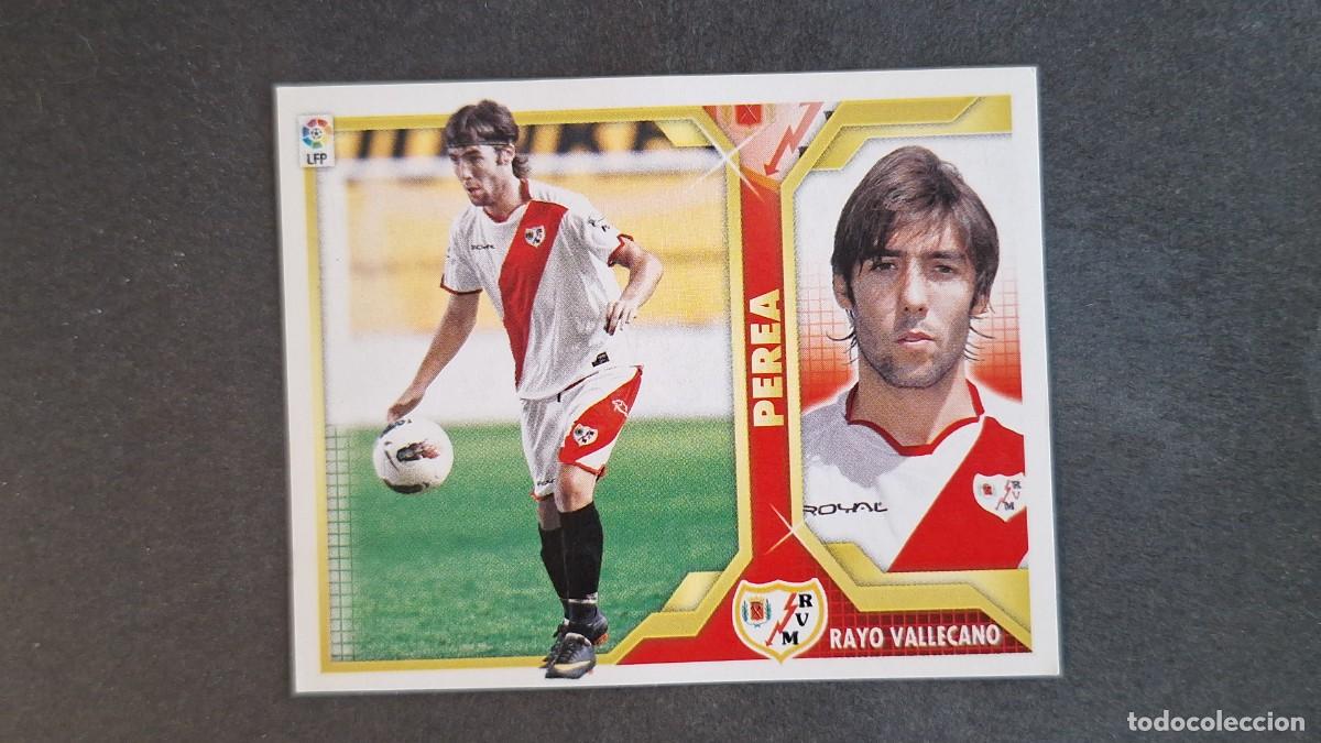 Cromos de F&uacute;tbol: L2 PEREA RAYO VALLECANO COLOCA LIGA ESTE 2011 2012 11 12 NUNCA PEGADO SIN PEGAR