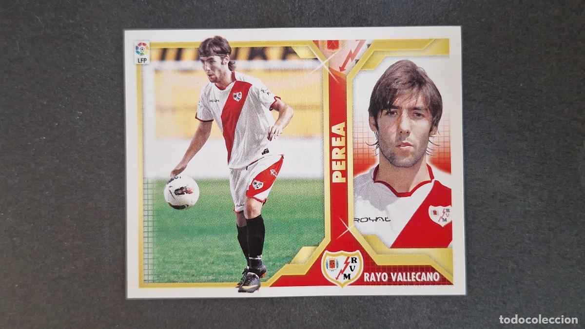 Cromos de F&uacute;tbol: L2 PEREA RAYO VALLECANO COLOCA LIGA ESTE 2011 2012 11 12 NUNCA PEGADO SIN PEGAR