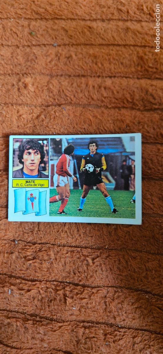 Cromos de f&uacute;tbol: Mate celta este 1982 1983 82 83 sin pegar - Foto 1