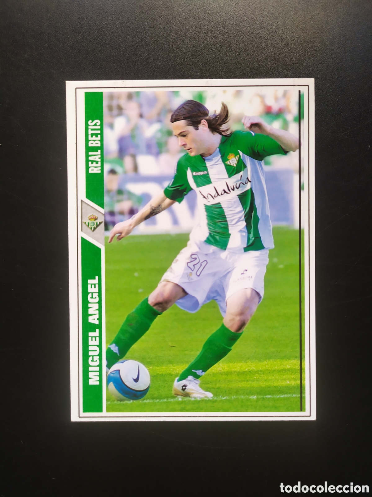 Cartes &agrave; collectionner de Football: Mundicromo fichas Liga 2007 2008 07 08 Miguel Angel n&deg; 423 Real Betis