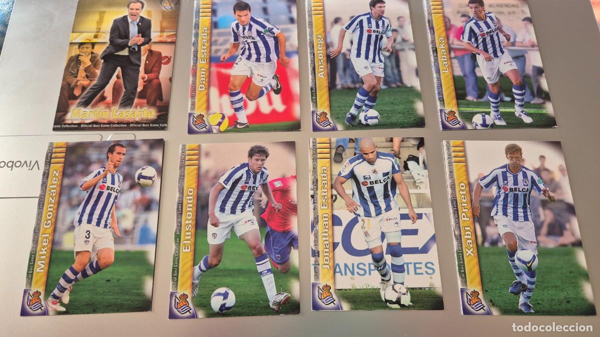 Cromos de Futebol: LOTE MUNDICRONO 2009 2010 EQUIPO REAL SOCIEDAD 12 CARDS SIN REPETIR