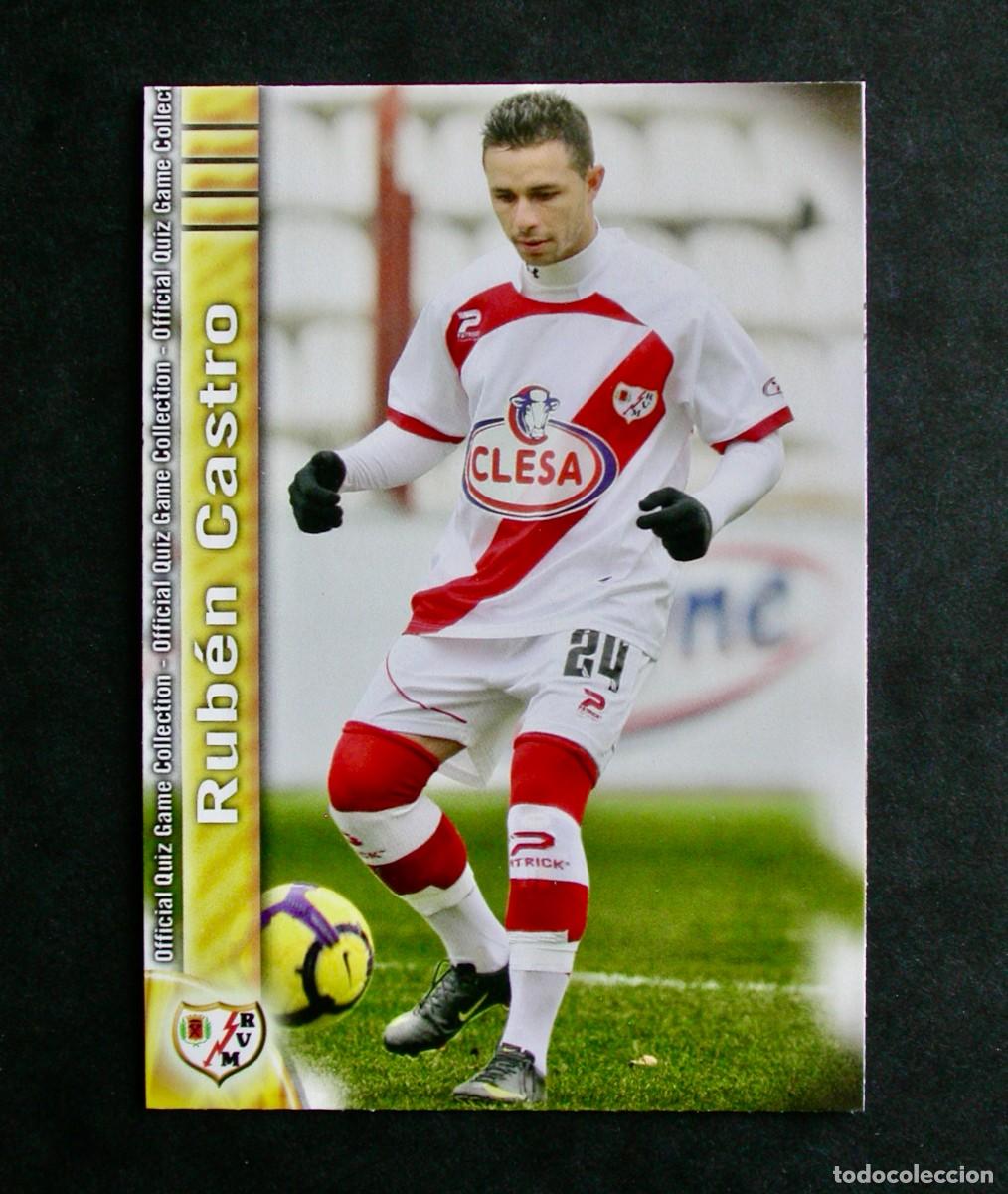 Cromos de F&uacute;tbol: 1245 RUB&Eacute;N CASTRO / RAYO VALLECANO / QUIZ GAME COLLECTION 2009-2010 09-10 / MUNDICROMO