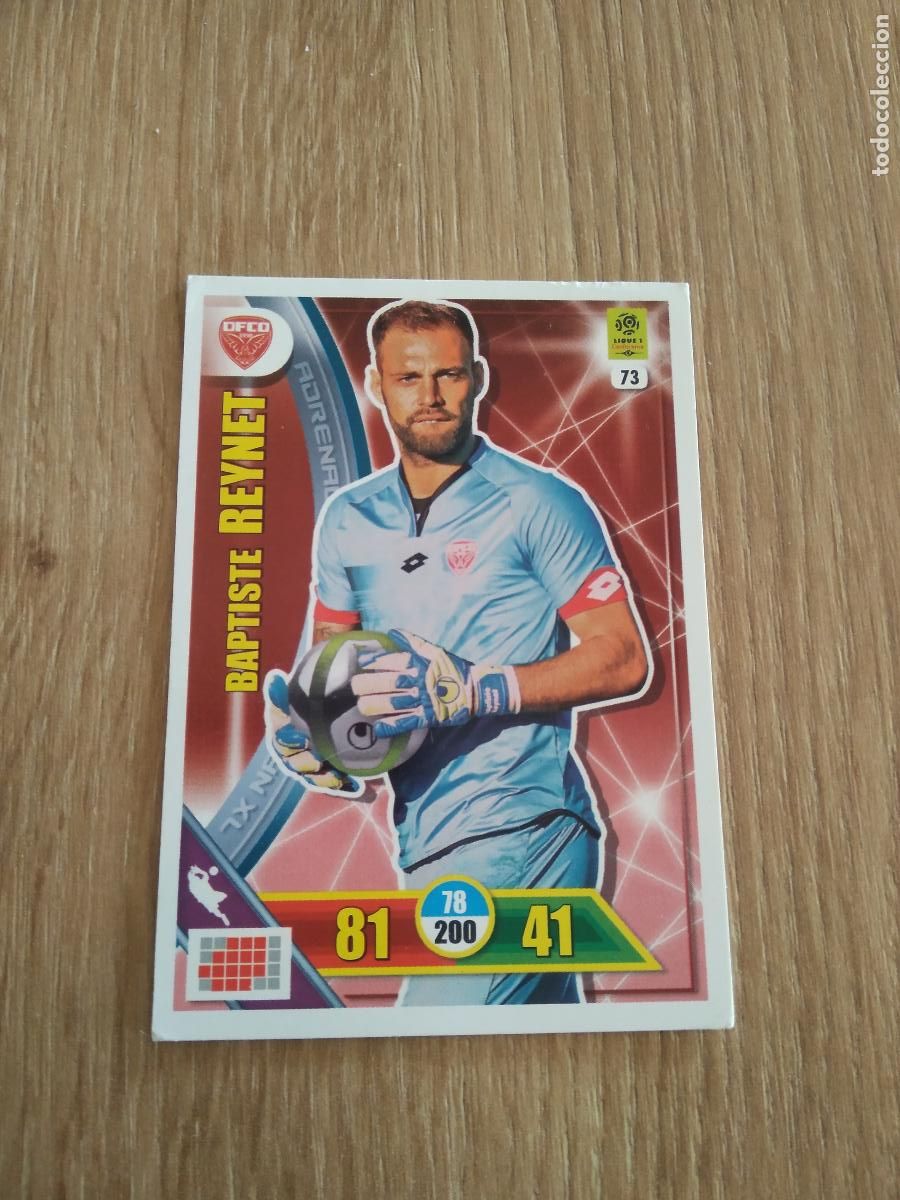 Fu&szlig;ball-Sticker: 73 BAPTISTE REYNET DIJON CROMO FUTBOL PANINI LIGA FRANCIA 2017-2018 FOOT ADRENALYN LIGUE 1 17-18