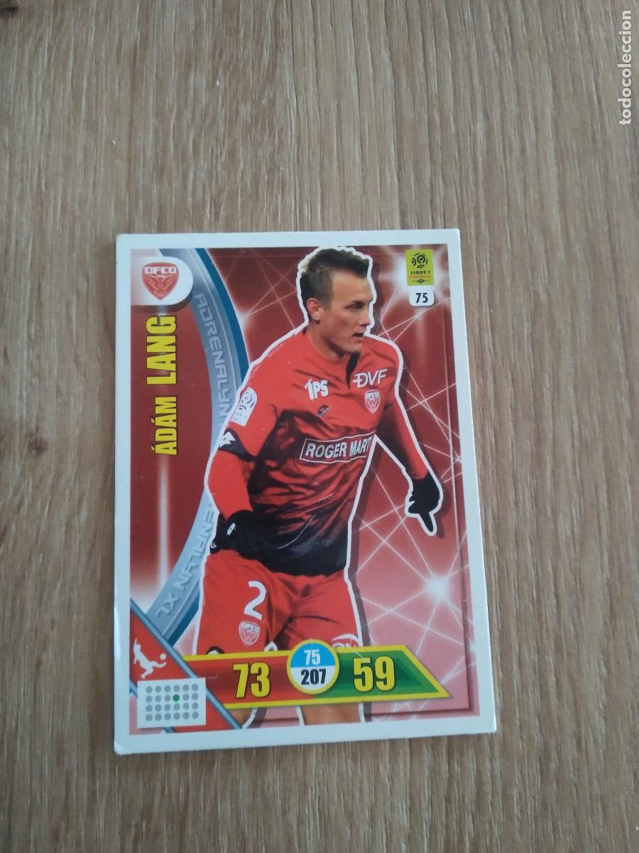 Cromos de Futebol: 75 ADAM LANG DIJON CROMO FUTBOL PANINI LIGA FRANCIA 2017-2018 FOOT ADRENALYN LIGUE 1 17-18