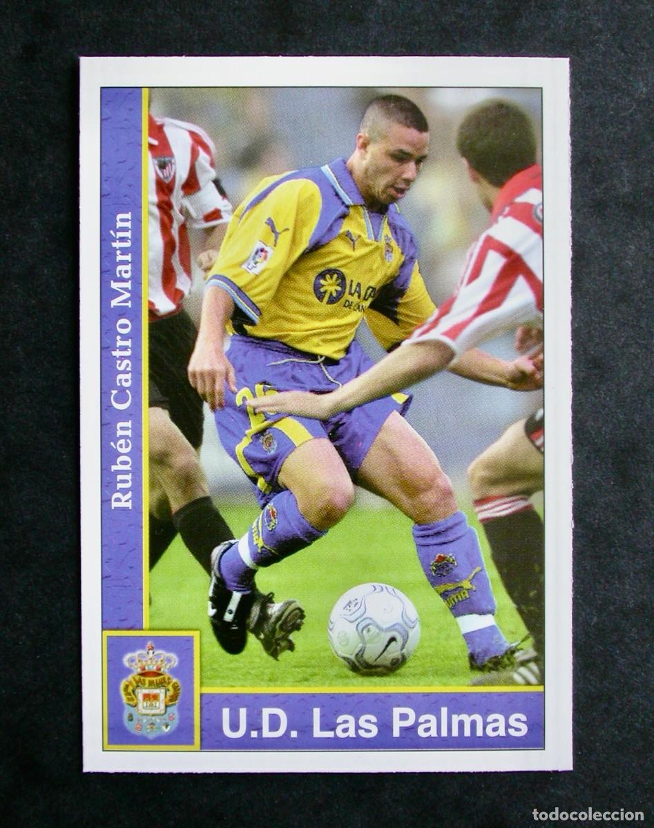 Football Stickers: N&ordm; 538 RUB&Eacute;N CASTRO DE LAS FICHAS DE LA LIGA 2001 2002 DE MUNDICROMO (ROOKIE CARD)