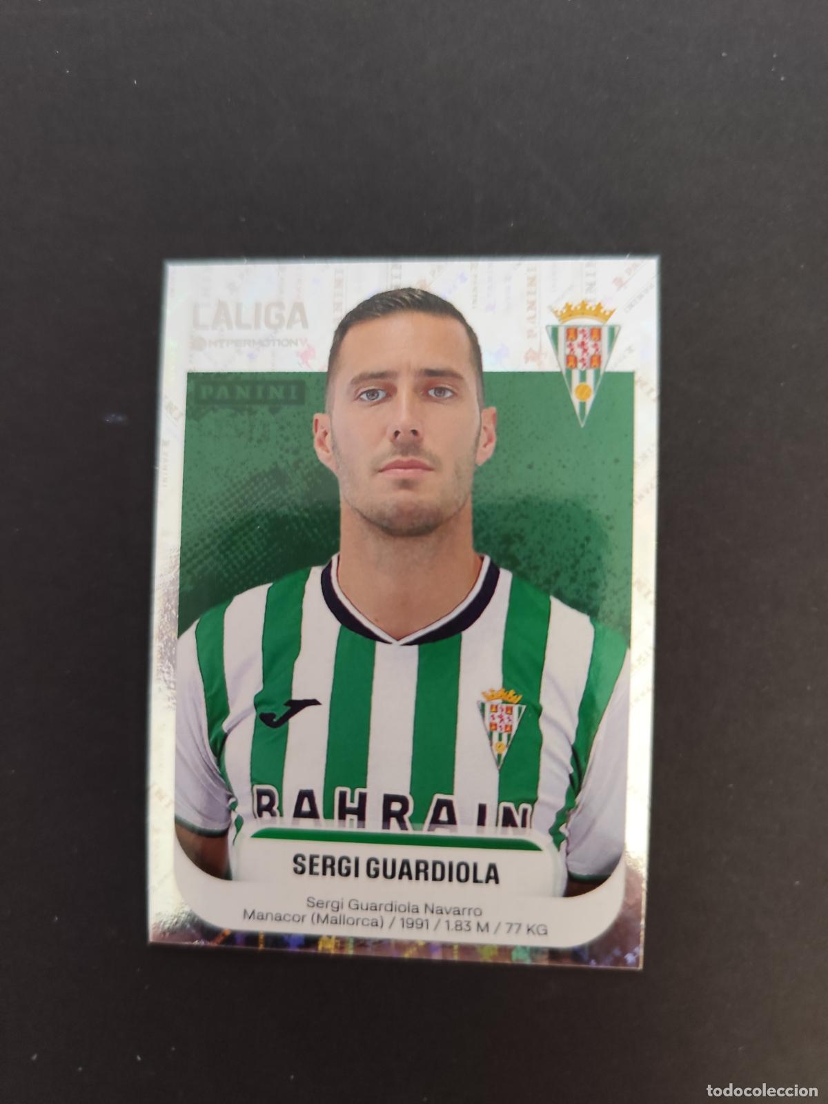 Cartes &agrave; collectionner de Football: 153 SERGI GUARDIOLA C&Oacute;RDOBA SEGUNDA 2&ordf; DIVISI&Oacute;N LIGA HYPERMOTION 2025 2026 25 26 PEDIDO M&Iacute;NIMO 2&euro;