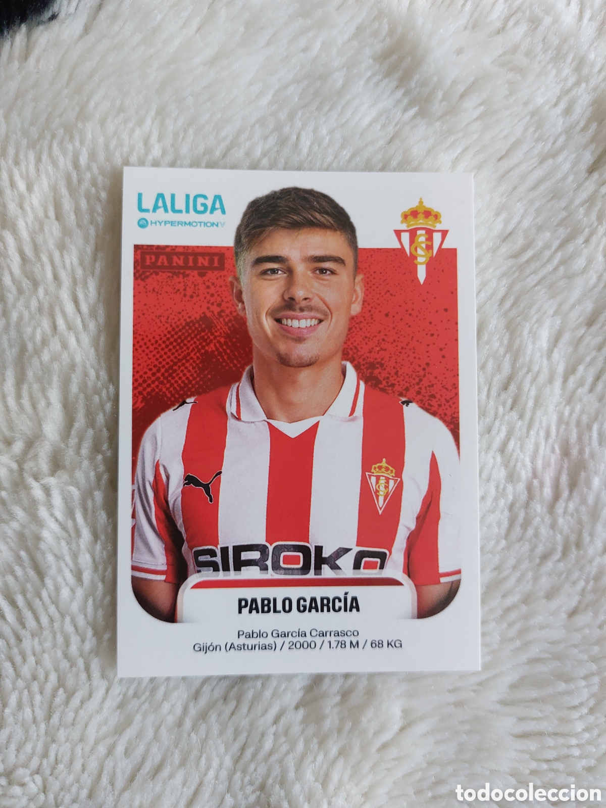 Cromos de F&uacute;tbol: 372 PABLO GARCIA SPORTING GIJON LALIGA HYPERMOTION PANINI SEGUNDA 2&ordf; DIVISI&Oacute;N 2025 2026 25 26