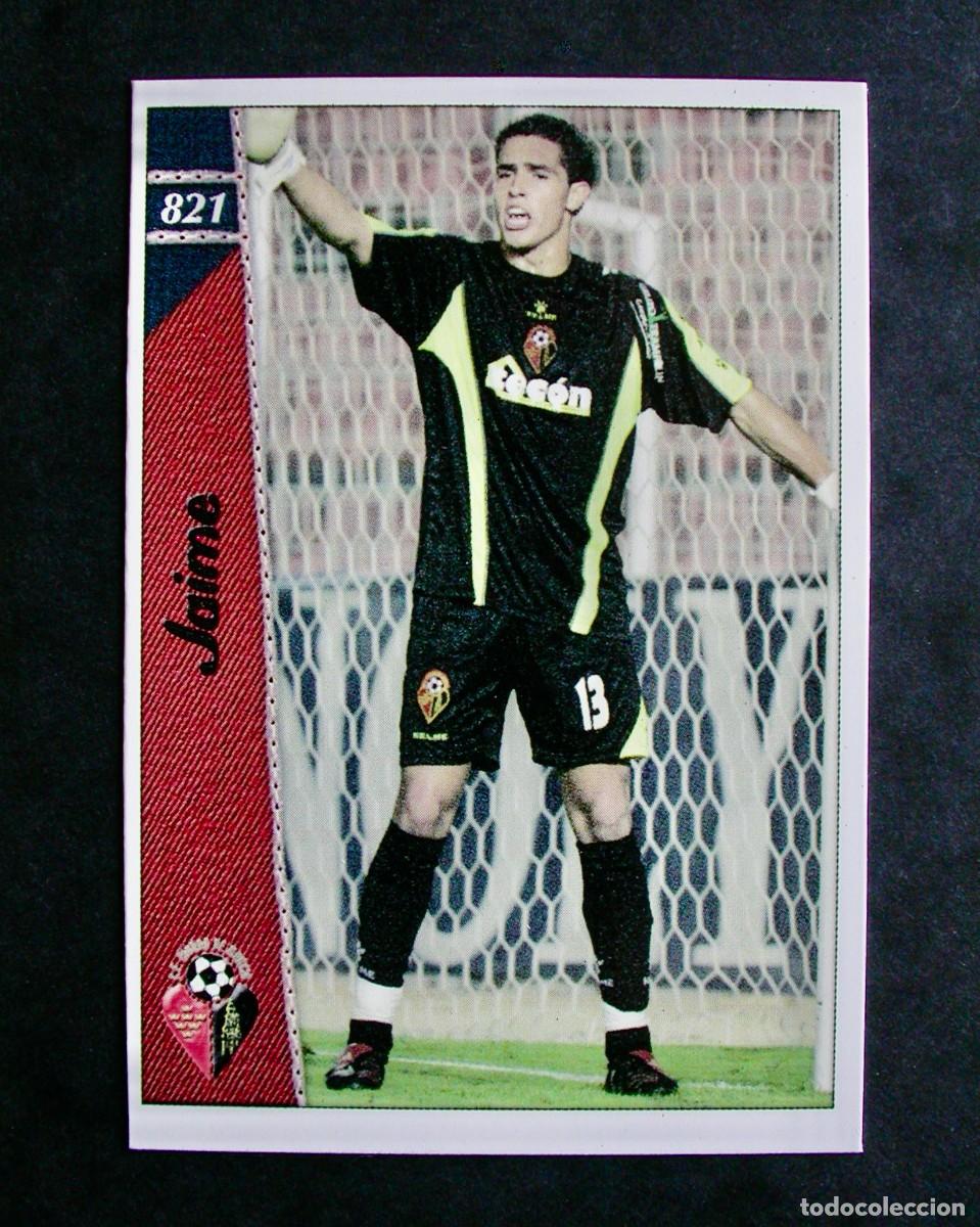 Football Stickers: 821 JAIME CIUDAD DE MURCIA / FICHAS DE LA LIGA 2006 2007 06 07 / MUNDICROMO