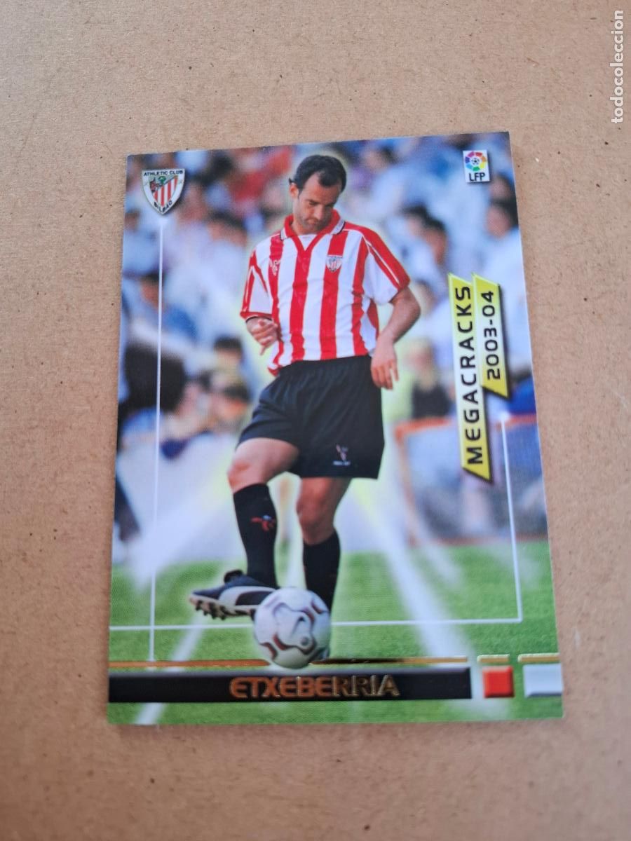 Fu&szlig;ball-Sticker: MEGAFICHAS 2003 2004 03 04 - PANINI - 377 ETXEBERRIA ( MEGACRACKS ) - ATHLETIC CLUB