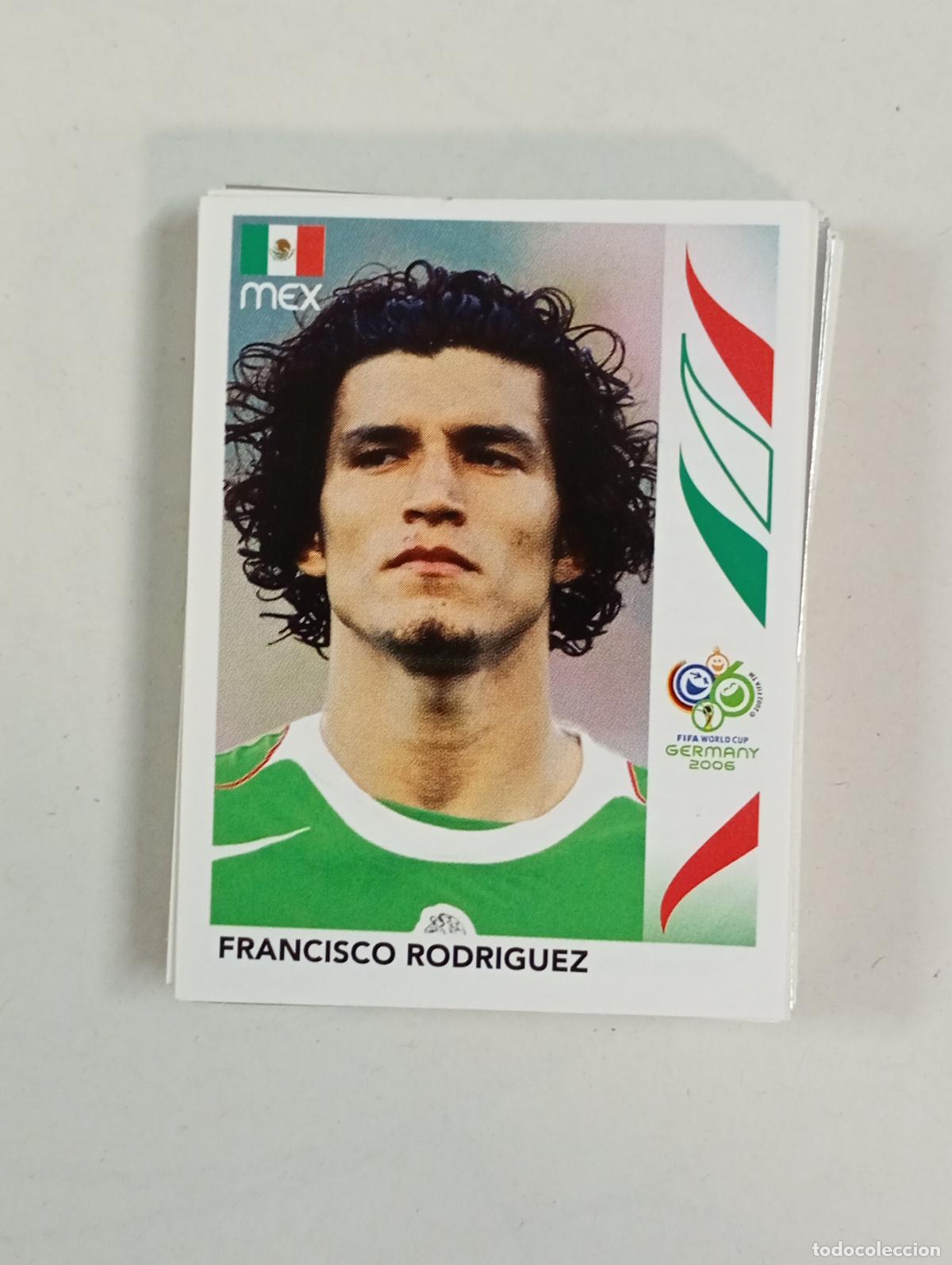 Figurine di Calcio: CROMO N&ordm; 250. FRANCISCO RODR&Iacute;GUEZ. M&Eacute;XICO. MUNDIAL DE ALEMANIA 2006. TDKP26J