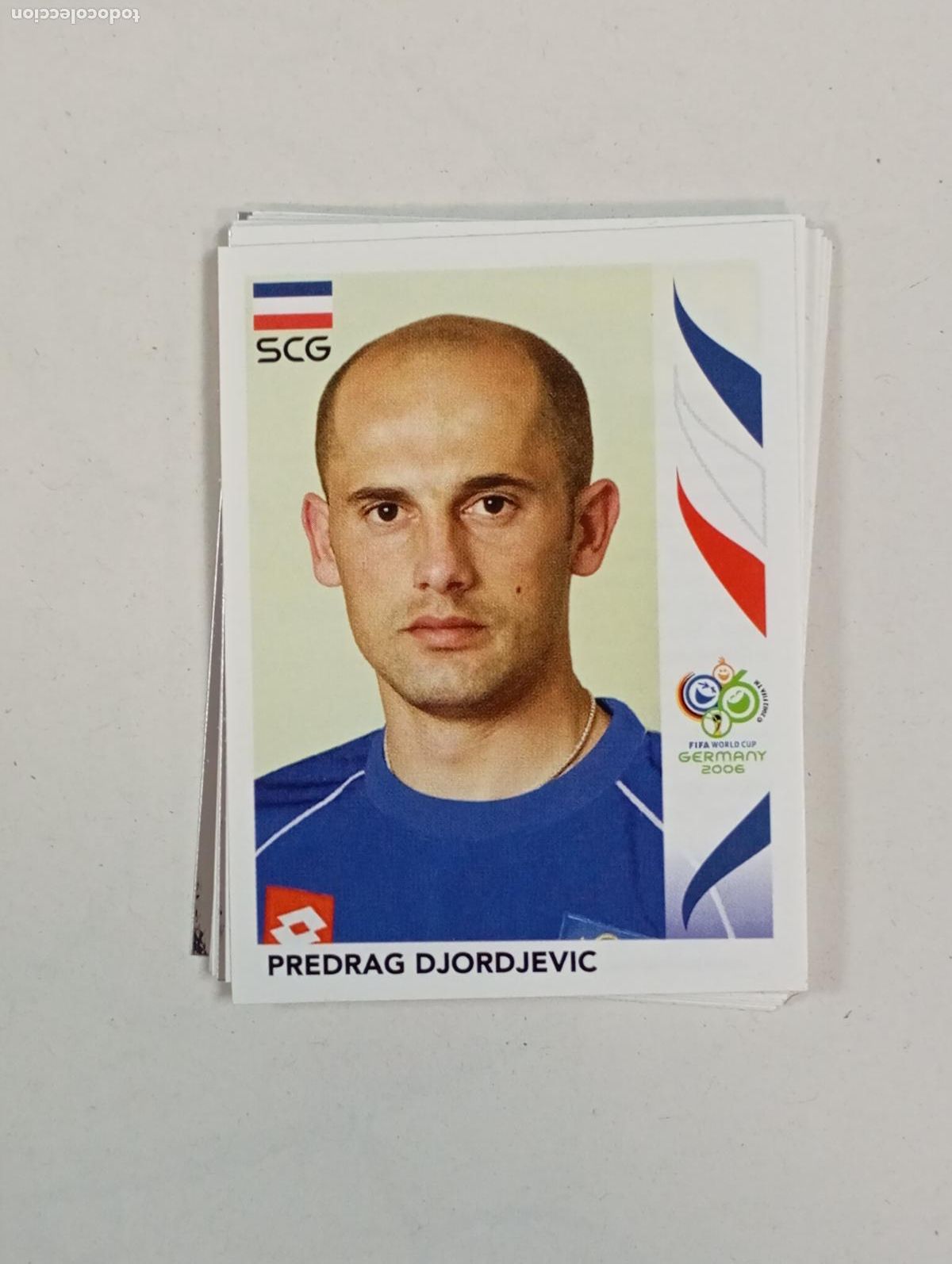 Fu&szlig;ball-Sticker: CROMO N&ordm; 215. DJORDJEVIC. SERBIA. MUNDIAL DE ALEMANIA 2006. TDKP26J
