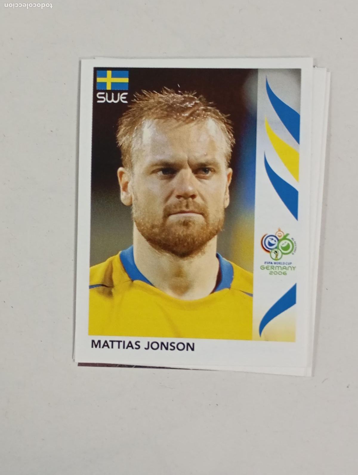 Figurine di Calcio: CROMO N&ordm; 167. JONSON. SUECIA. MUNDIAL DE ALEMANIA 2006. TDKP26J