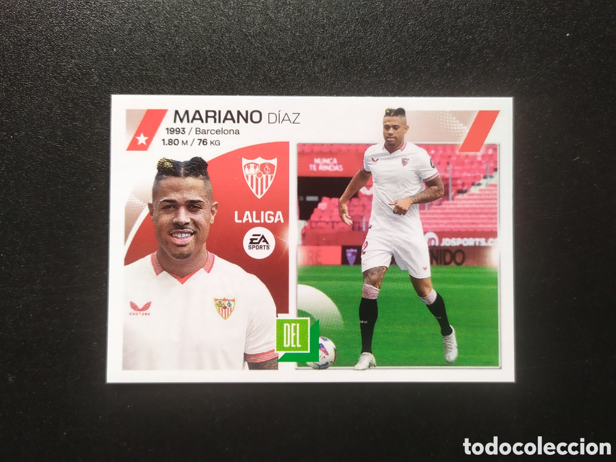Cromos de f&uacute;tbol: Liga este 2023 2024 23 24 panini Mariano coloca n&deg; 17 bis Sevilla