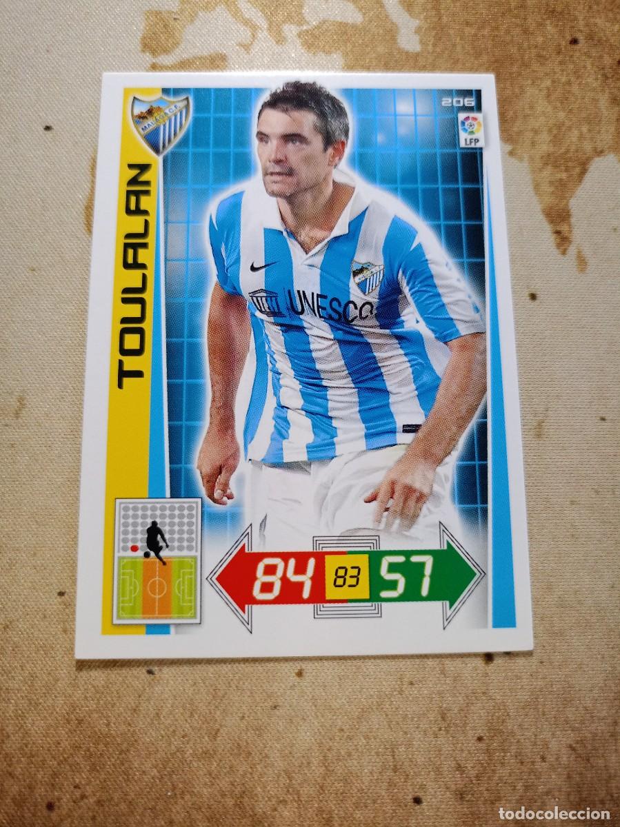 Fu&szlig;ball-Sticker: M&aacute;laga 206 TOULALAN Adrenalyn 2012-13