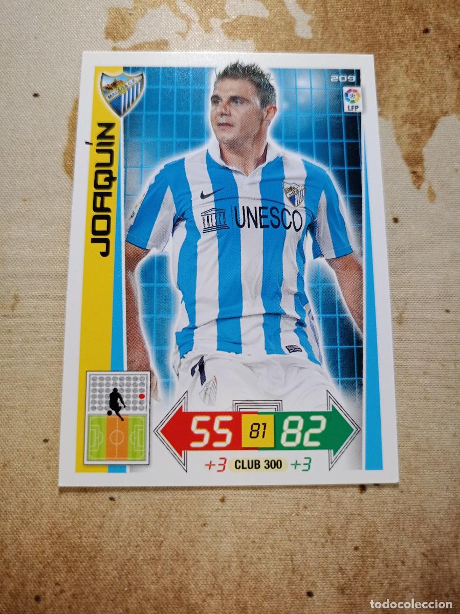 Cromos de Futebol: M&aacute;laga 209 JOAQU&Iacute;N Adrenalyn 2012-13