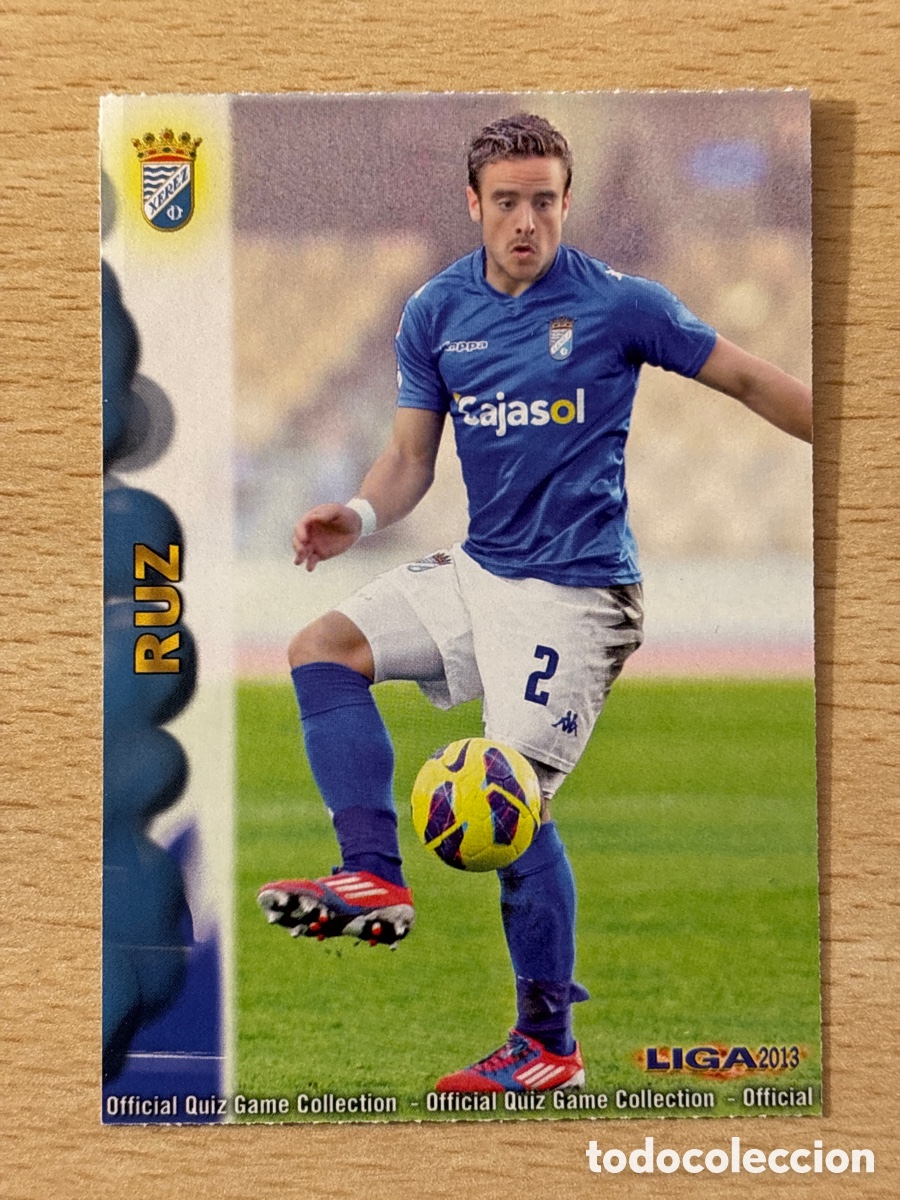 Fu&szlig;ball-Sticker: # 1345 Ruz Xerez Mundicromo 2013 nuevo