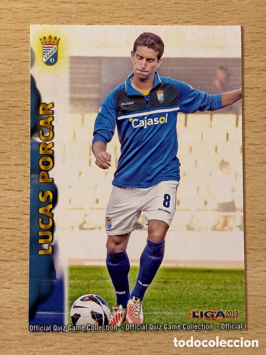 Cromos de F&uacute;tbol: # 1346 Lucas Porcar Xerez Mundicromo 2013 nuevo