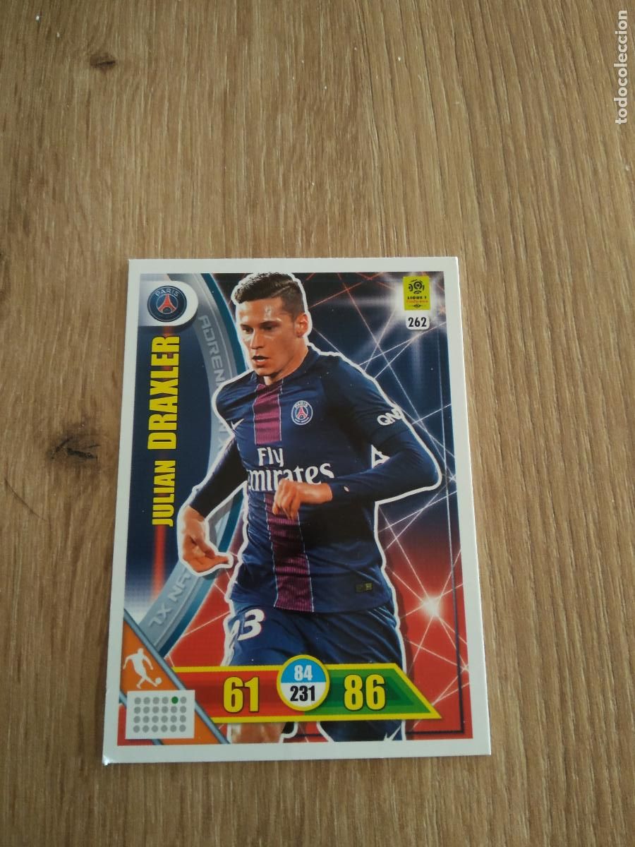 Cromos de F&uacute;tbol: 262 DRAXLER PSG CROMO FUTBOL PANINI LIGA FRANCIA 2017-2018 FOOT ADRENALYN LIGUE 1 17-18