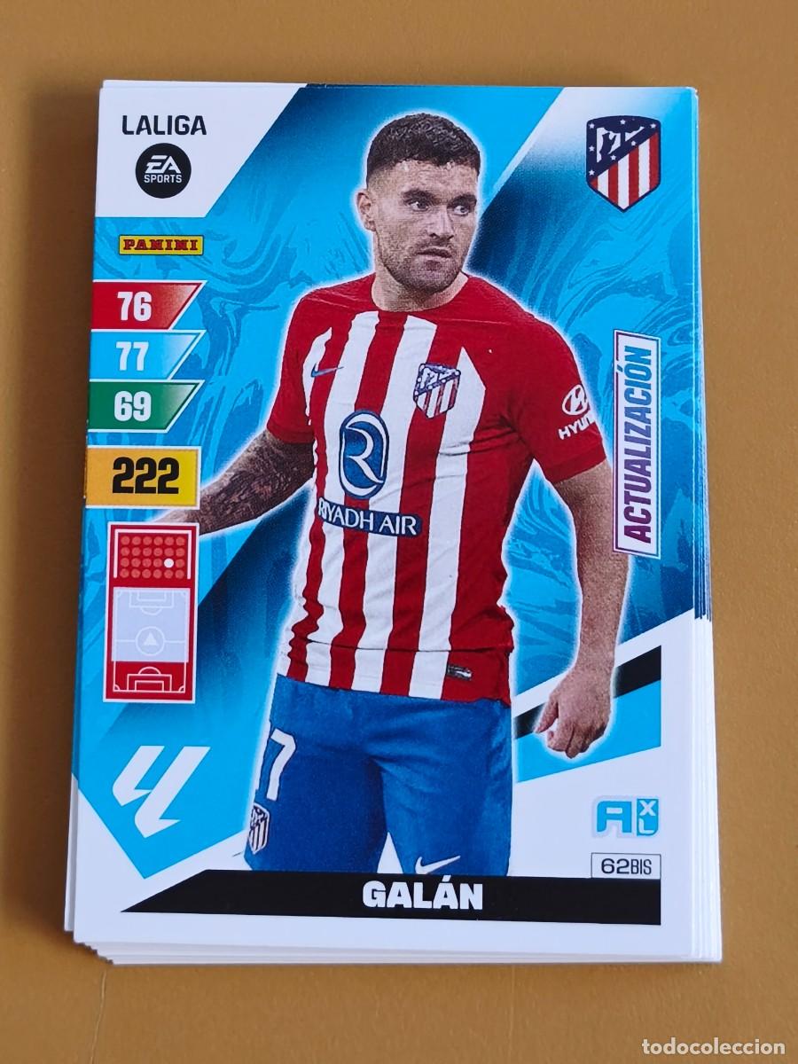 Cromos de F&uacute;tbol: galan, adrenalyn 2023 24 actualizacion