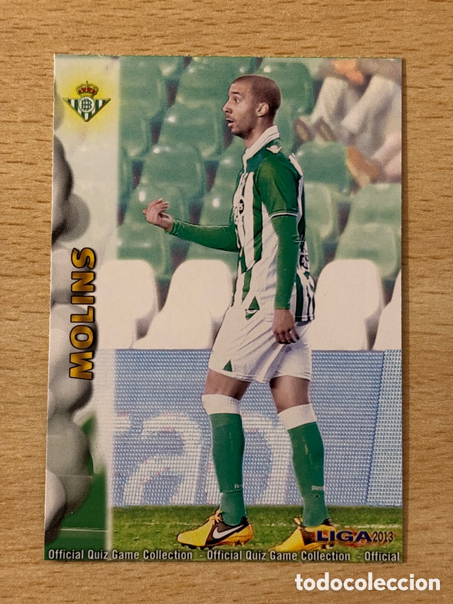 Football Stickers: # 1281 Molins Real Betis Mundicromo 2013 nuevo