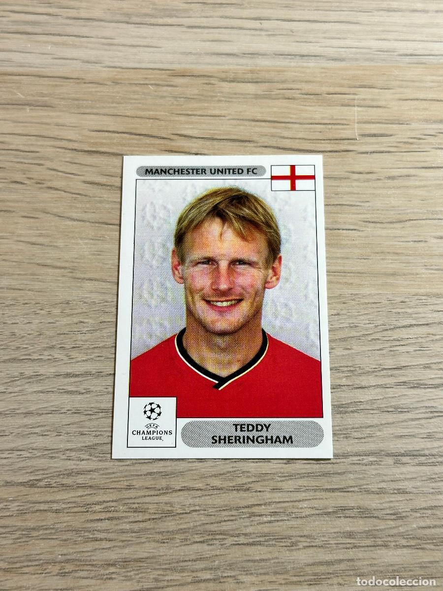 Fu&szlig;ball-Sticker: 265 SHERINGHAM MANCHESTER UNITED FC PANINI CHAMPIONS 2000 2001 SIN PEGAR NUEVO