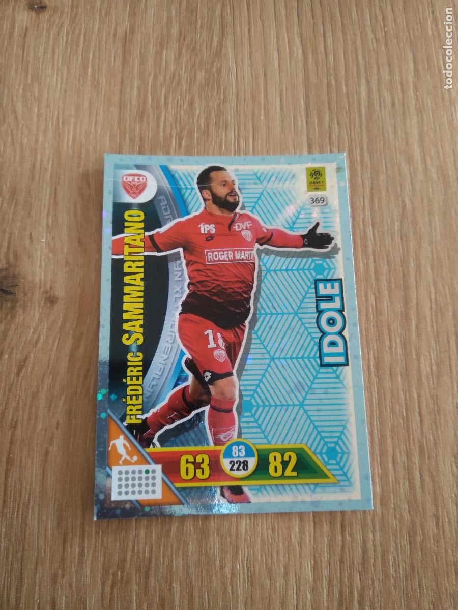 Cromos de F&uacute;tbol: 369 SAMMARITANO DIJON CROMO FUTBOL PANINI LIGA FRANCIA 2017-2018 FOOT ADRENALYN LIGUE 1 17-18