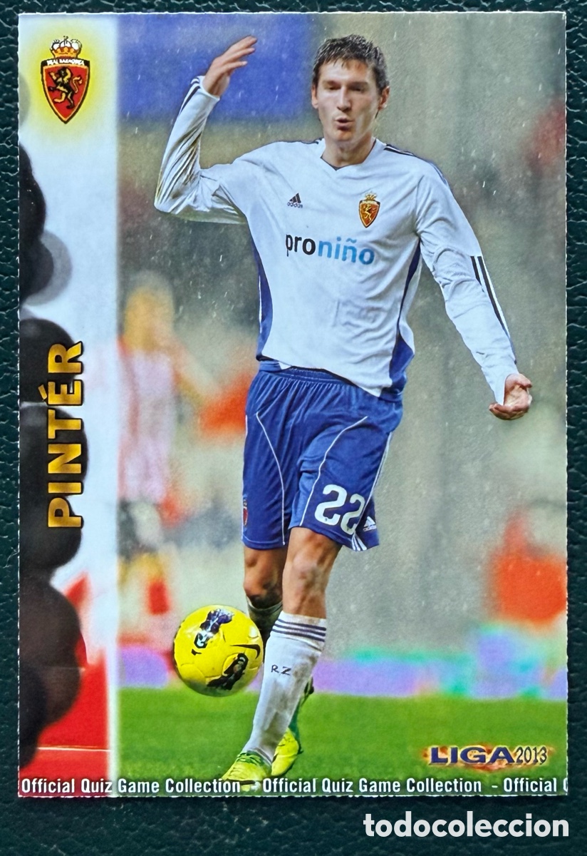 Cromos de F&uacute;tbol: 416 PINTER REAL ZARAGOZA FICHAS ALBUM MUNDICROMO 2012 2013 12 13