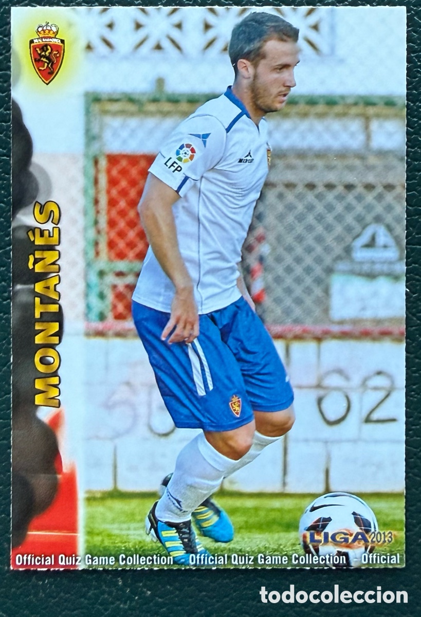 Cromos de F&uacute;tbol: 419 MONTA&Ntilde;ES REAL ZARAGOZA FICHAS ALBUM MUNDICROMO 2012 2013 12 13