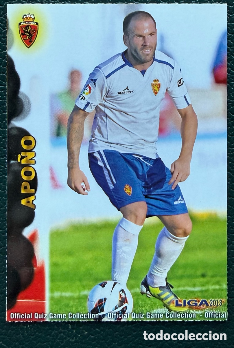 Cromos de F&uacute;tbol: 424 APO&Ntilde;O REAL ZARAGOZA FICHAS ALBUM MUNDICROMO 2012 2013 12 13