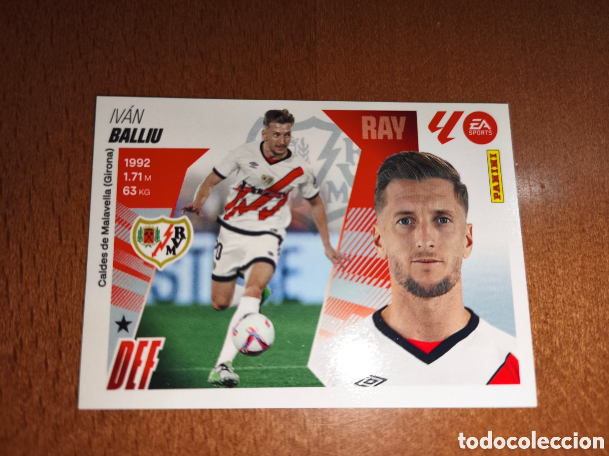 Cromos de F&uacute;tbol: Balliu n&deg;5 liga este 25/26 Rayo Vallecano