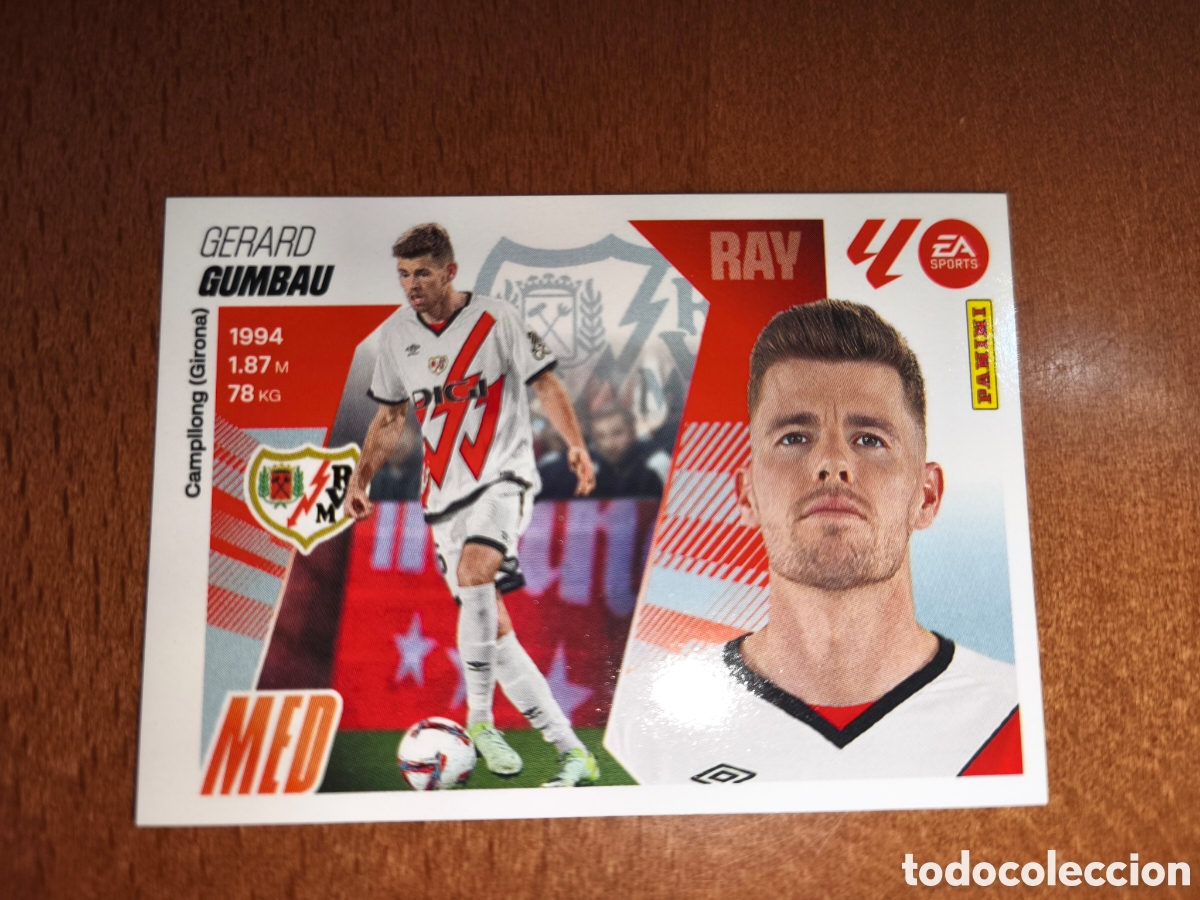 Cromos de F&uacute;tbol: Gumbau coloca n&deg;13 Bis liga este 25/26 Rayo Vallecano