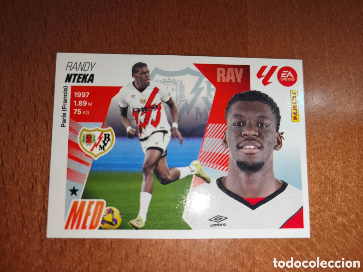 Cromos de F&uacute;tbol: Nteka n&deg;15A liga este 25/26 Rayo Vallecano