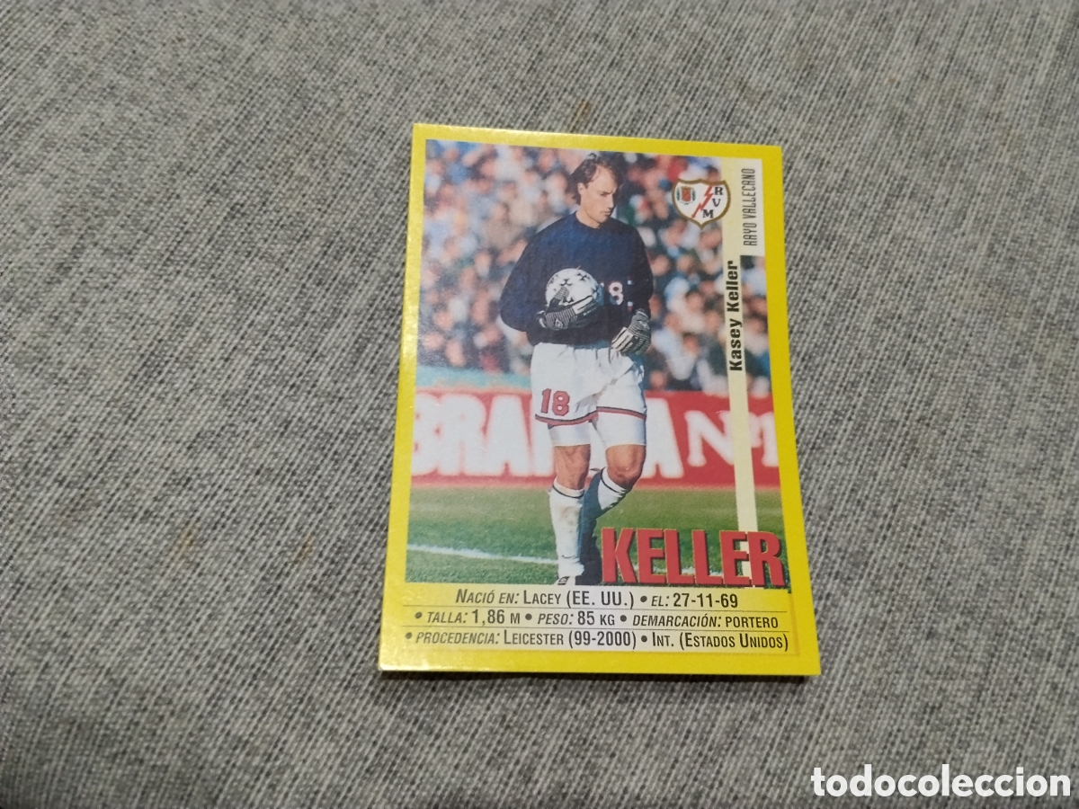 Cromos de F&uacute;tbol: ED. PANINI 1999-2000 ( 99-00 ) n&ordm; 361a - Keller - Rayo Vallecano ( Sin pegar ) Versi&oacute;n 1