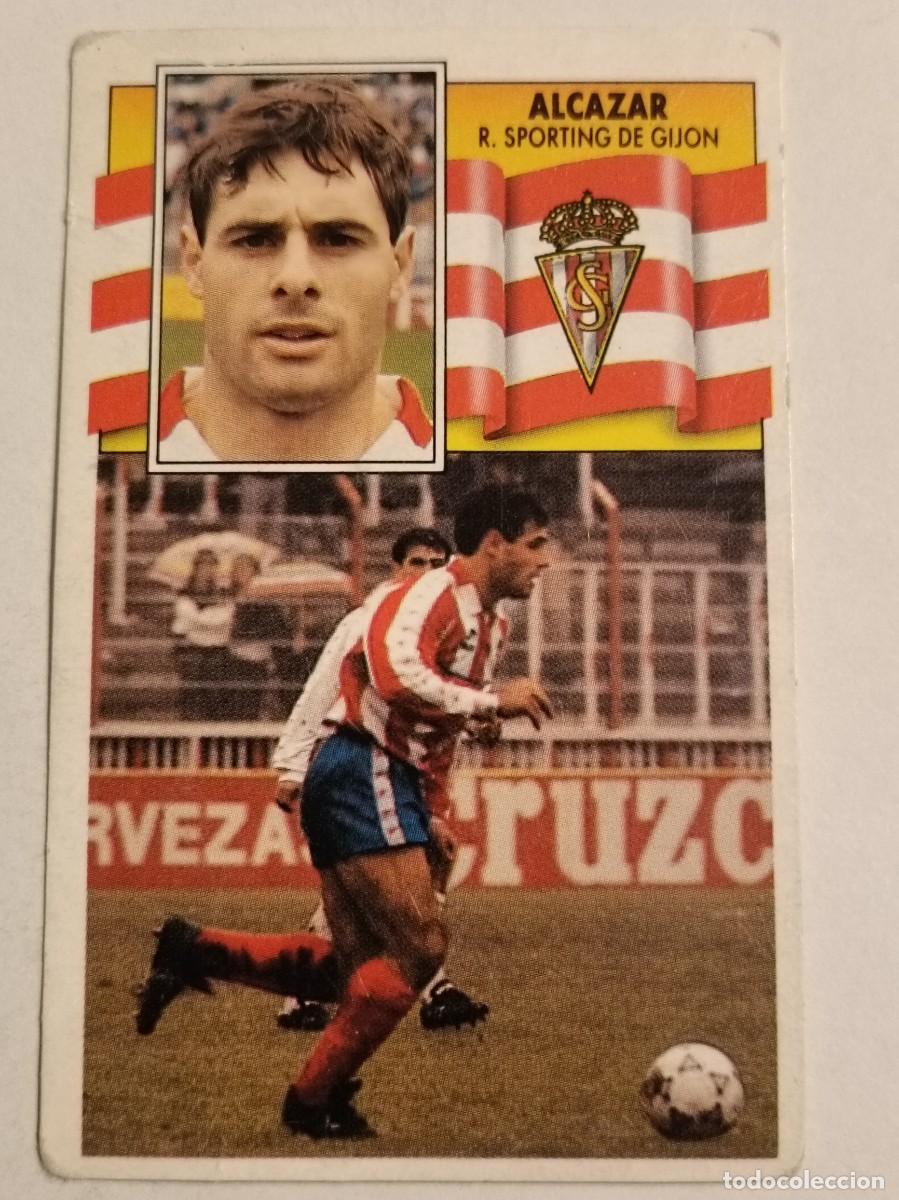 Cromos de F&uacute;tbol: ALCAZAR SPORTING GIJON LIGA 90/91 ESTE