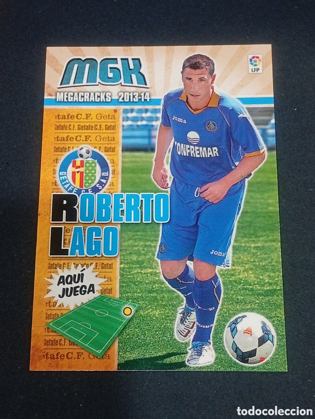 Figurine di Calcio: 152 ROBERTO LAGO GETAFE MEGACRACKS 2013 2014 13 14 CROMOS CARDS PANINI ADRENALYN TOPPS