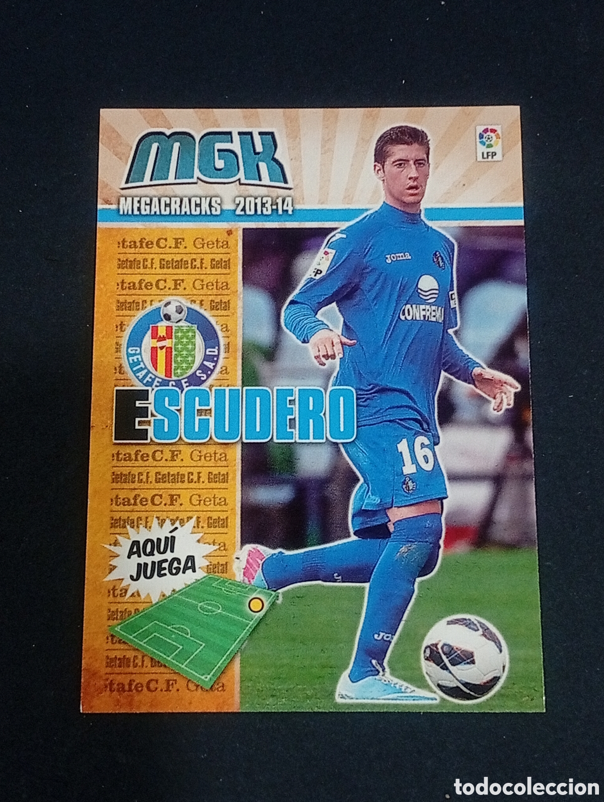 Fu&szlig;ball-Sticker: 153 ESCUDERO GETAFE MEGACRACKS 2013 2014 13 14 CROMOS CARDS PANINI ADRENALYN TOPPS