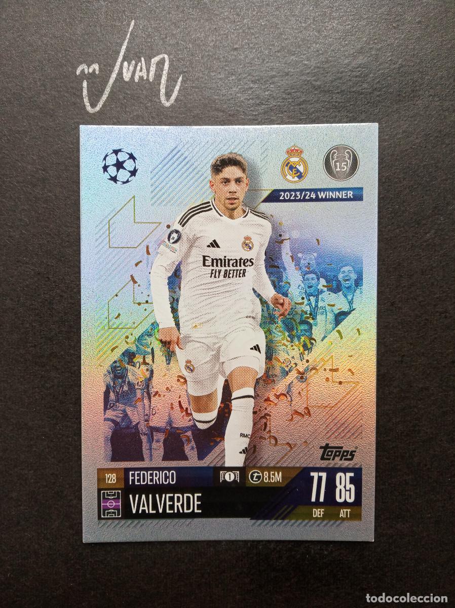 Cartes &agrave; collectionner de Football: N&ordm; 128 VALVERDE REAL MADRID URUGUAY ⚽ TOPPS &reg; MATCH ATTAX CHAMPIONS LEAGUE 2024 2025 24 25