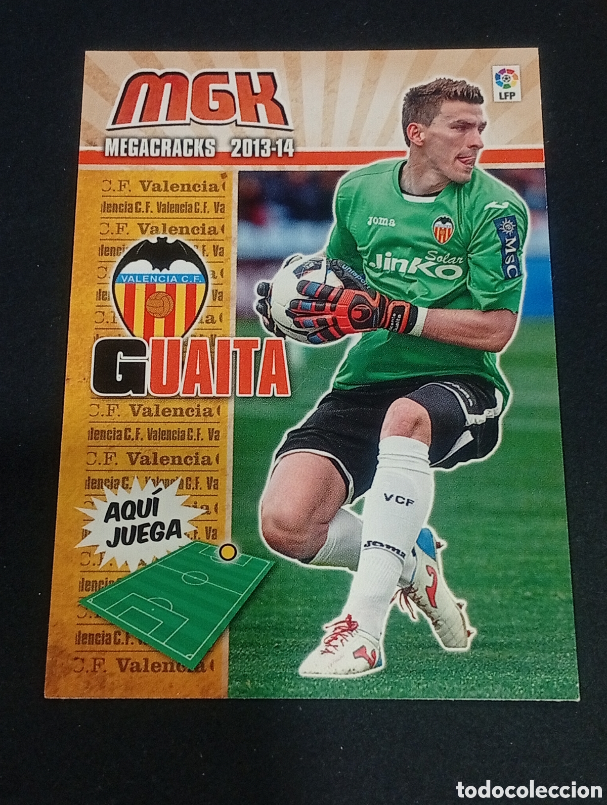 Figurine di Calcio: 308 GUAITA VALENCIA MEGACRACKS 2013 2014 13 14 CROMOS CARDS PANINI ADRENALYN TOPPS