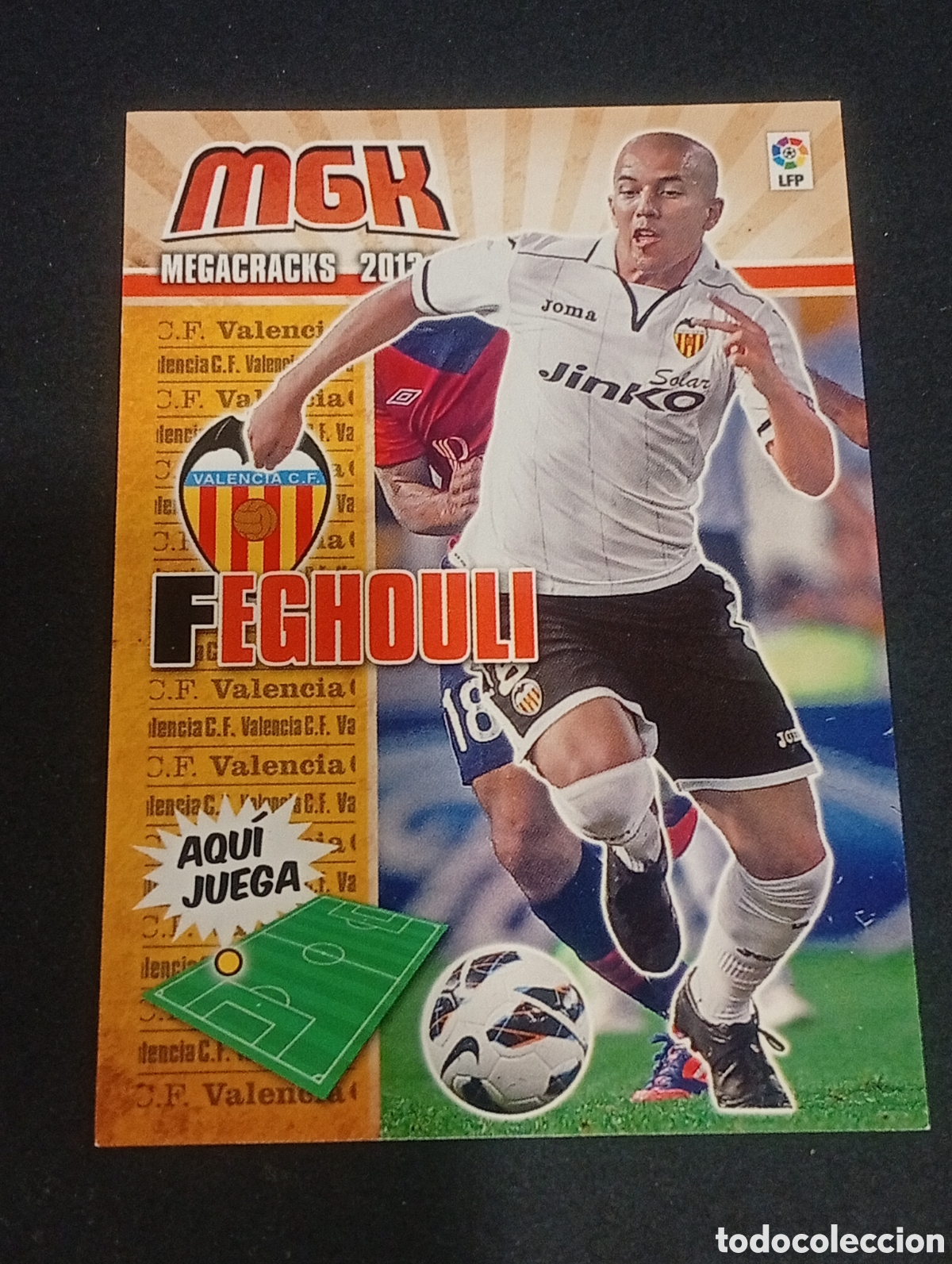 Figurine di Calcio: 321 FEGHOULI VALENCIA MEGACRACKS 2013 2014 13 14 CROMOS CARDS PANINI ADRENALYN TOPPS