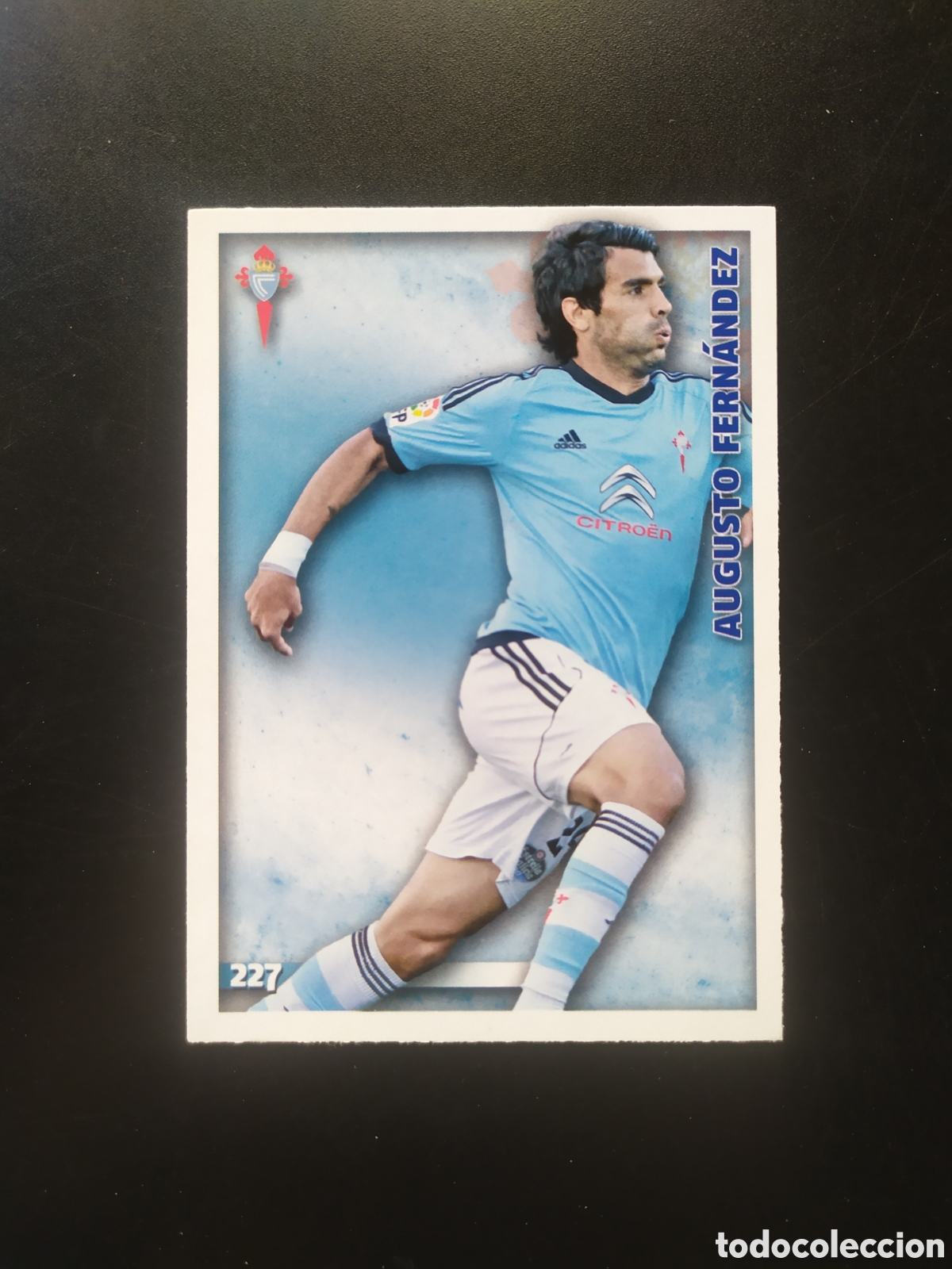 Cromos de Futebol: Mundicromo fichas Liga 2014 2015 14 15 Augusto Fern&aacute;ndez n&deg; 227 Celta Vigo