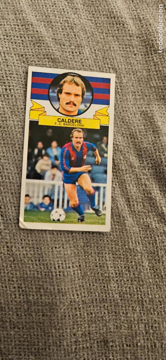 Fu&szlig;ball-Sticker: este caldere barcelona 1985 1986 85 86 sin pegar