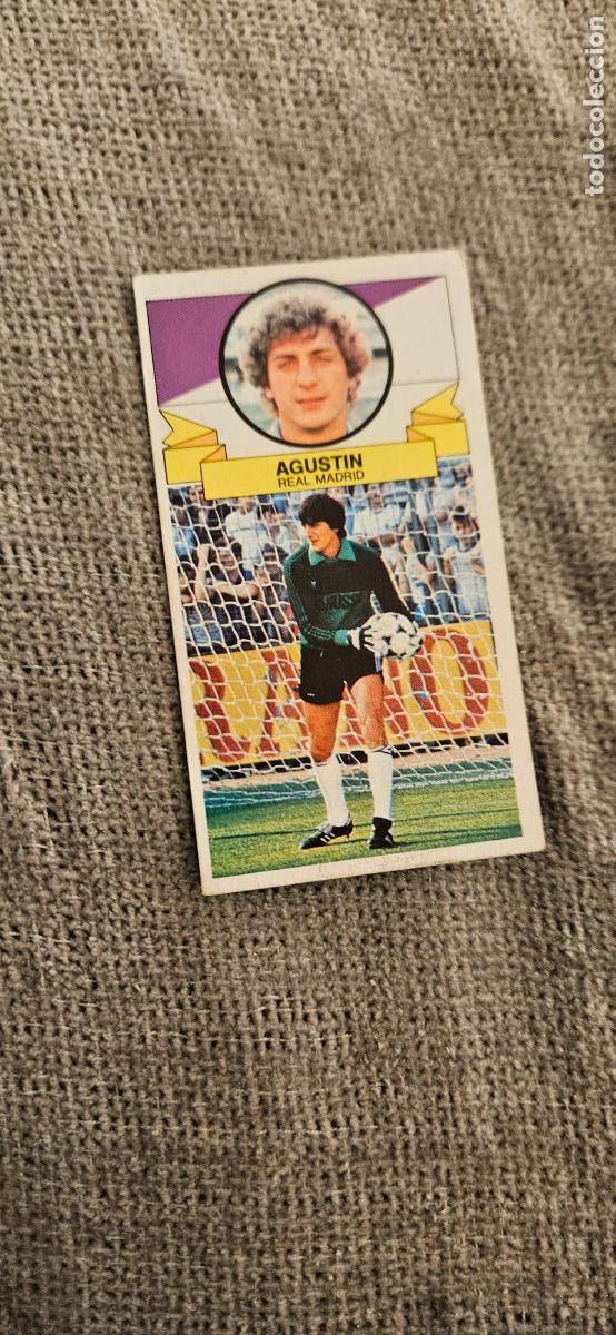 Fu&szlig;ball-Sticker: este agustin real madrid 1985 1986 85 86 sin pegar