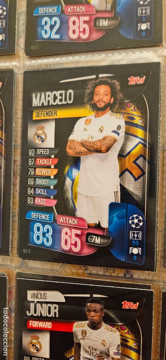 Fu&szlig;ball-Sticker: hazard real madrid match attax champions league topps 2019 2020 19 20 trading card