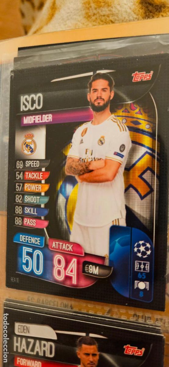 Cromos de F&uacute;tbol: 10 isco real madrid match attax champions league topps 2019 2020 19 20 trading card