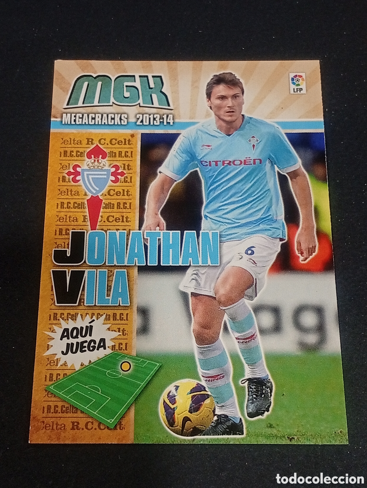 Figurine di Calcio: 98 JONATHAN VILA CELTA DE VIGO MEGACRACKS 2013 2014 13 14 CROMOS CARDS PANINI ADRENALYN TOPPS