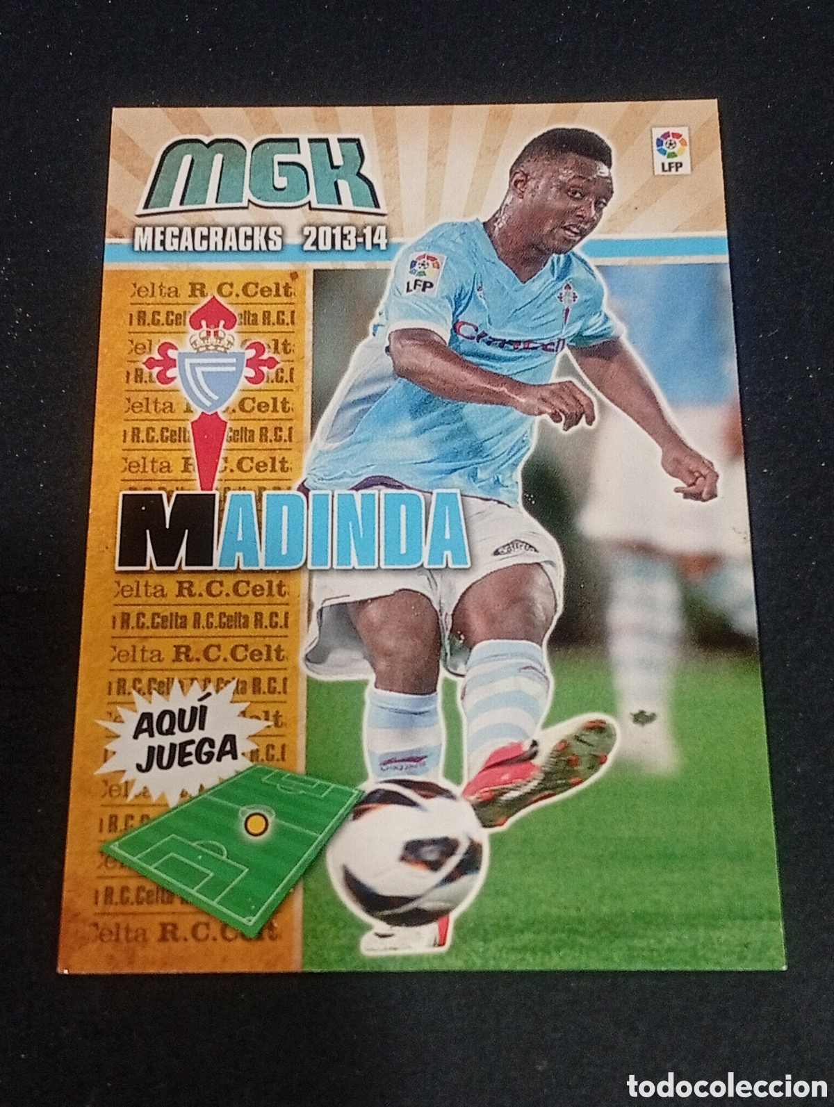 Figurine di Calcio: 102 MADINDA CELTA DE VIGO MEGACRACKS 2013 2014 13 14 CROMOS CARDS PANINI ADRENALYN TOPPS