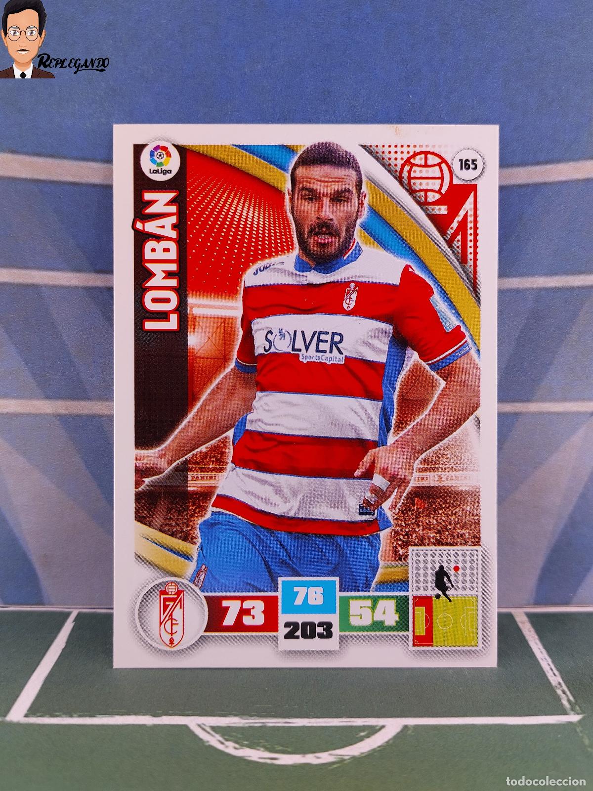 Fu&szlig;ball-Sticker: LOMB&Aacute;N N&ordm; 165 (GRANADA C.F.) ADRENALYN XL 2015 2016 PANINI 15 16 TARJETA LFP CROMO FICHA CARD F&Uacute;TBOL