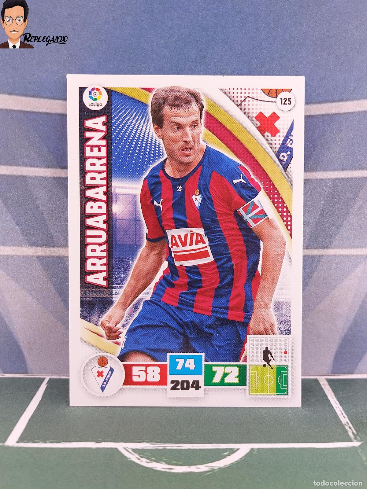 Fu&szlig;ball-Sticker: ARRUABARRENA N&ordm; 125 (S.D. EIBAR) ADRENALYN XL 2015 2016 PANINI 15 16 CARD CROMO FICHA TARJETA F&Uacute;TBOL