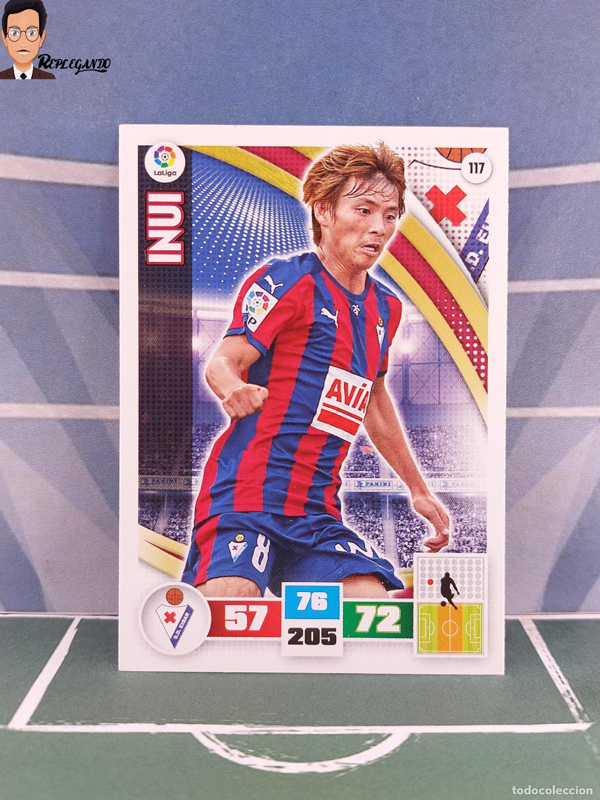 Figurine di Calcio: INUI N&ordm; 117 (S.D. EIBAR) ADRENALYN XL 2015 2016 PANINI 15 16 TARJETA CARD CROMO FICHA TARJETA F&Uacute;TBOL