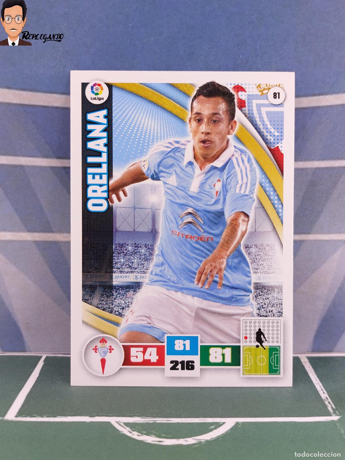 Figurine di Calcio: ORELLANA N&ordm; 81 (CELTA VIGO) ADRENALYN XL 2015 2016 PANINI 15 16 CROMO TARJETA LIGA FICHA CARD F&Uacute;TBOL